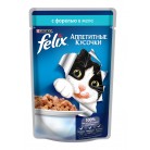 Корм для кошек Felix с форелью в желе 85г