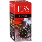 Чай Черный Tess Thyme Чабрец Лимон Пакетированный 25*2г