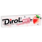 Жевательная резинка Dirol White со вкусом клубники без сахара, 13,6г