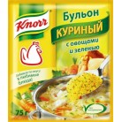 Бульон Knorr куриный с овощами и зеленью, 75г