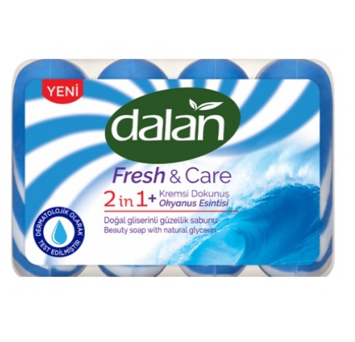 Туалетное Мыло Dalan Fresh Care Океанская Свежесть 90г*4