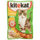 Корм для кошек Kitekat консервированный Курица в желе 85г
