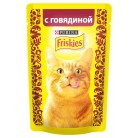 Корм Friskies для взрослых кошек с говядиной, 85г