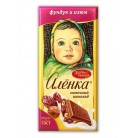 Шоколад Аленка с Фундуком и изюмом Красный Октябрь 90 г