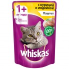 Паштет для кошек Whiskas Курица с индейкой, 85г