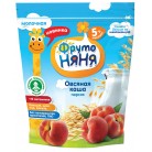 Каша ФрутоНяня овсяная молочная с персиками для детей с 5 месяцев, 200г