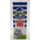 Молоко Простоквашино Ультрапастеризованное 3,2% 950мл