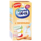 Коктейль молочный ФрутоНяня Молоко с печеньем для детей с 12 месяцев 0,2л