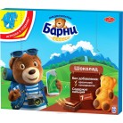 Пирожное Медвежонок Барни с шоколадной начинкой бисквитное Большевик 210г