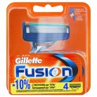 Кассеты сменные для бритвенного станка Gillette Fusion, 4шт